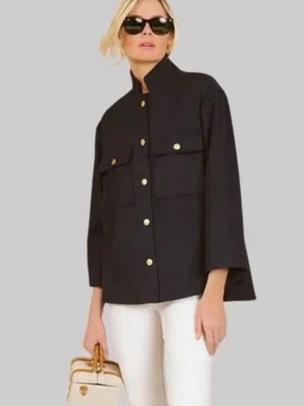 Tuckernuck Black Marant Snap Front Shirt Jacket XL - Picture 8 of 8